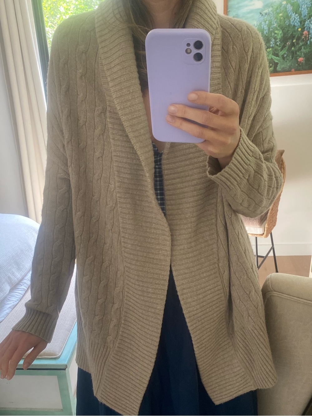 Ralph Lauren Shawl Collar Cashmere Cardigan